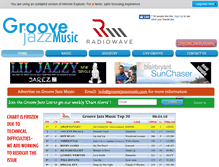 Tablet Screenshot of groovejazzmusic.com